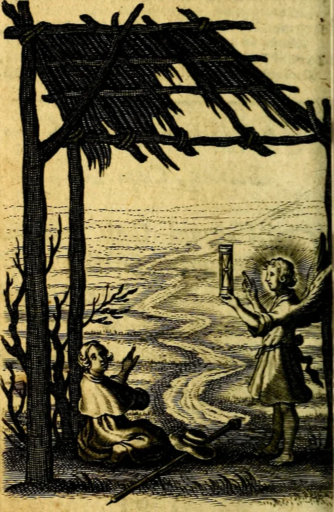 An illustration from Pia desideria authore Hermanno Hugone, 1628, leaf 173