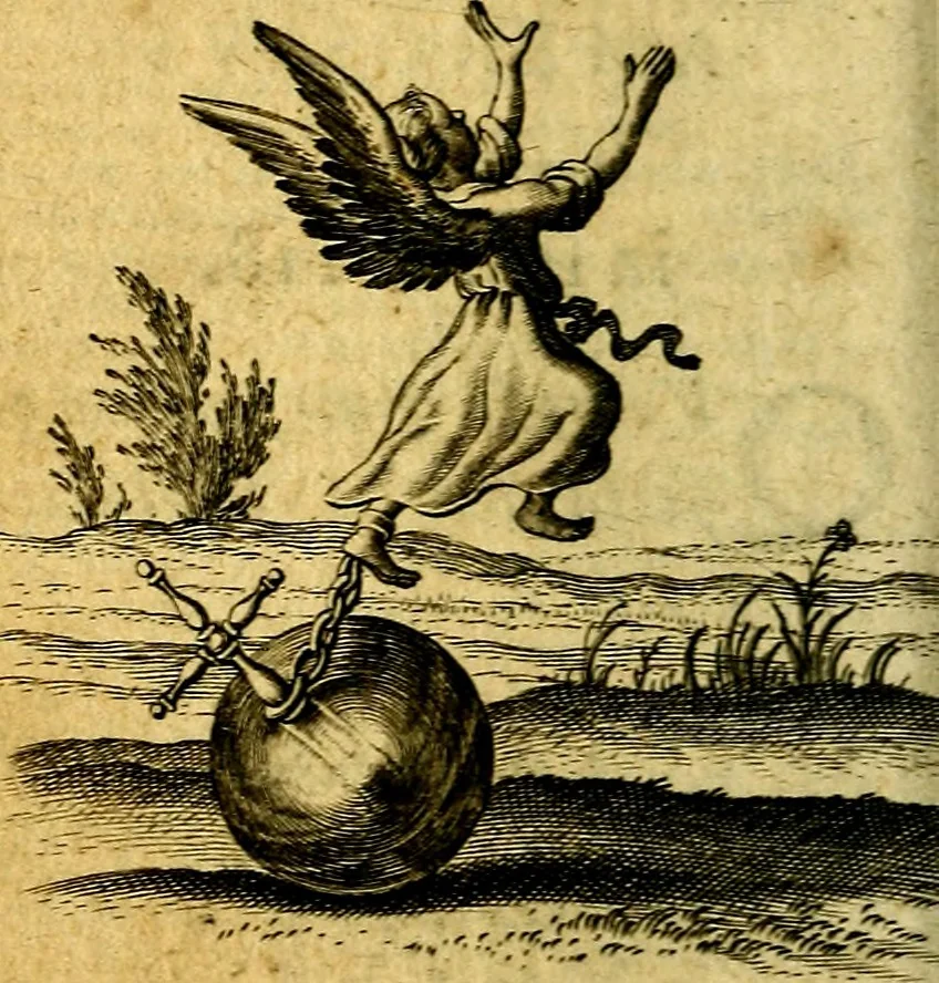 An illustration from Pia desideria authore Hermanno Hugone, 1628, leaf 181