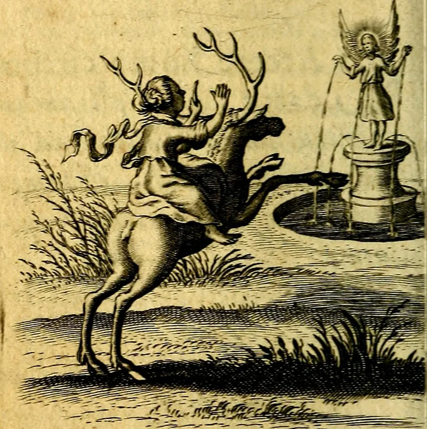 An illustration from Pia desideria authore Hermanno Hugone, 1628, leaf 189