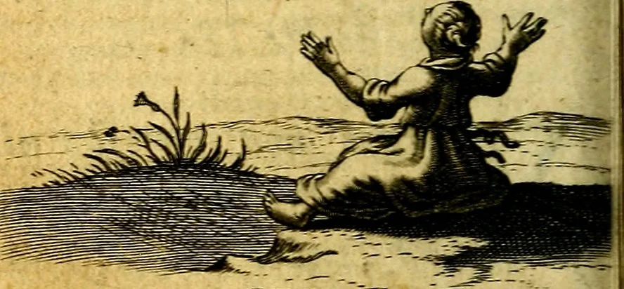 An illustration from Pia desideria authore Hermanno Hugone, 1628, leaf 201