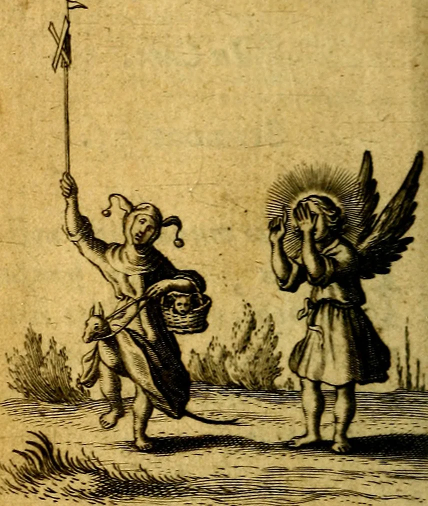 An illustration from Pia desideria authore Hermanno Hugone, 1628, leaf 31