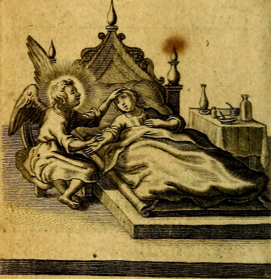 An illustration from Pia desideria authore Hermanno Hugone, 1628, leaf 35