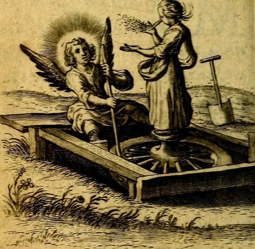 An illustration from Pia desideria authore Hermanno Hugone, 1628, leaf 41