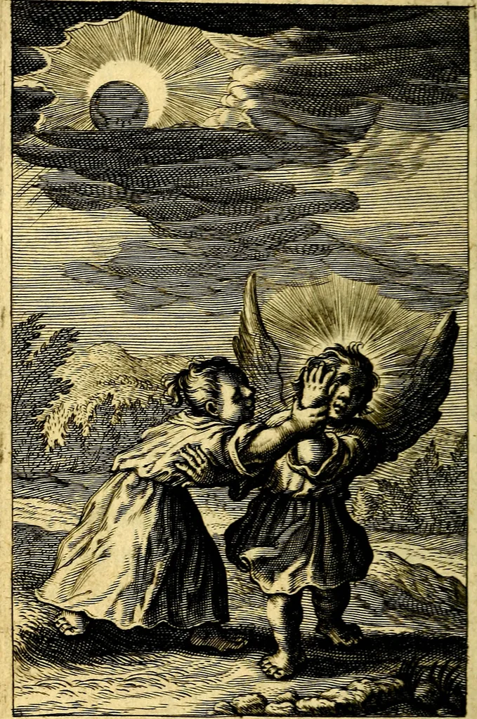 An illustration from Pia desideria : emblematis elegiis & affectibus SS. Patrvm illustrata, 1624, leaf 101