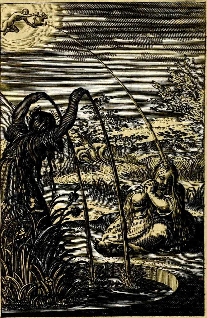 An illustration from Pia desideria : emblematis elegiis & affectibus SS. Patrvm illustrata, 1624, leaf 109