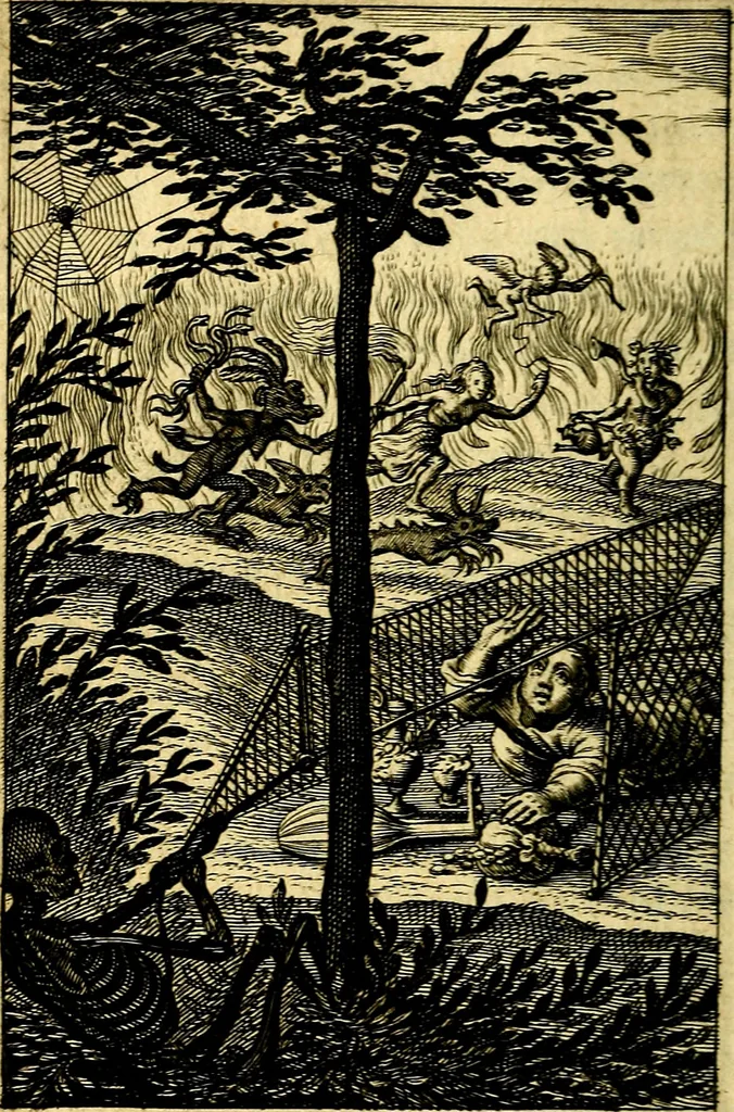 An illustration from Pia desideria : emblematis elegiis & affectibus SS. Patrvm illustrata, 1624, leaf 117