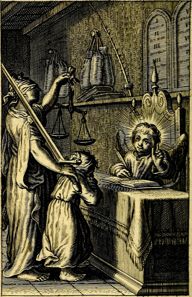 An illustration from Pia desideria : emblematis elegiis & affectibus SS. Patrvm illustrata, 1624, leaf 127