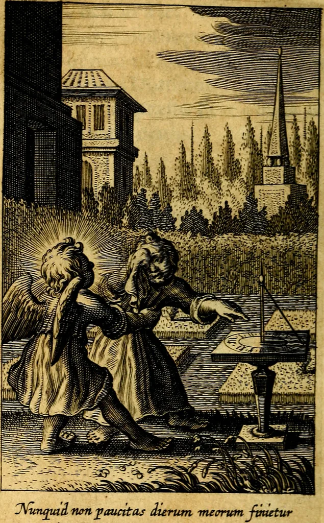 An illustration from Pia desideria : emblematis elegiis & affectibus SS. Patrvm illustrata, 1624, leaf 157