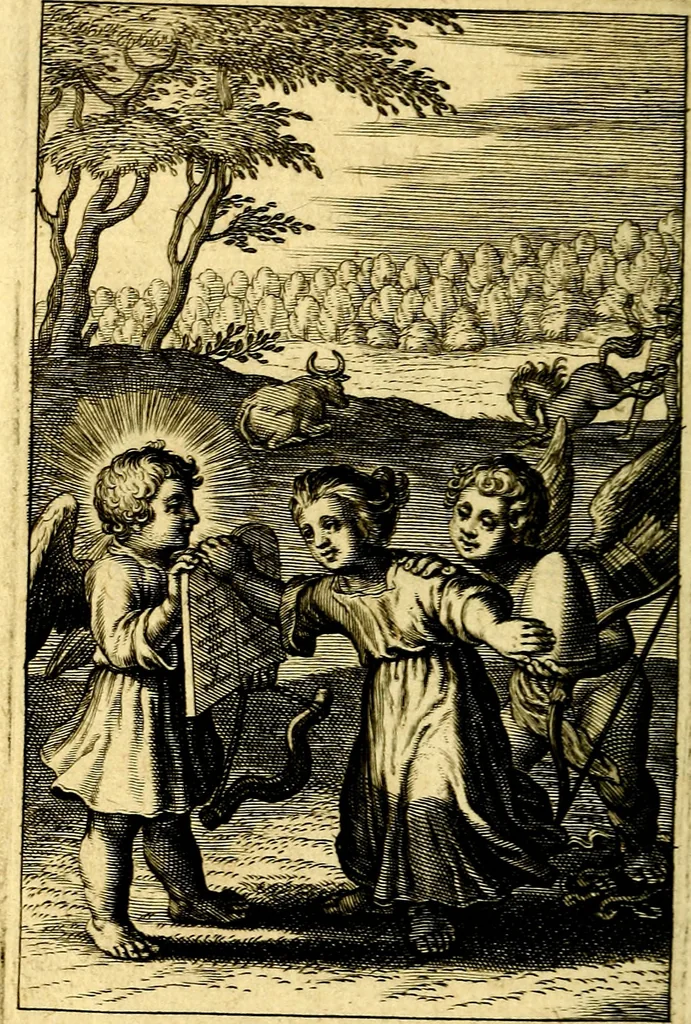 An illustration from Pia desideria : emblematis elegiis & affectibus SS. Patrvm illustrata, 1624, leaf 193
