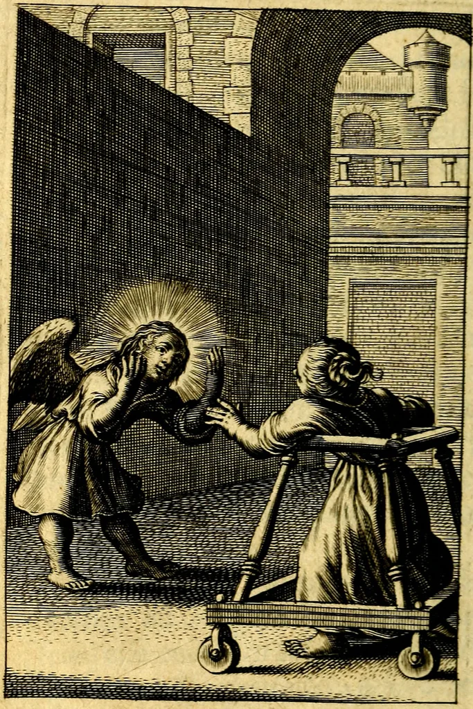 An illustration from Pia desideria : emblematis elegiis & affectibus SS. Patrvm illustrata, 1624, leaf 215