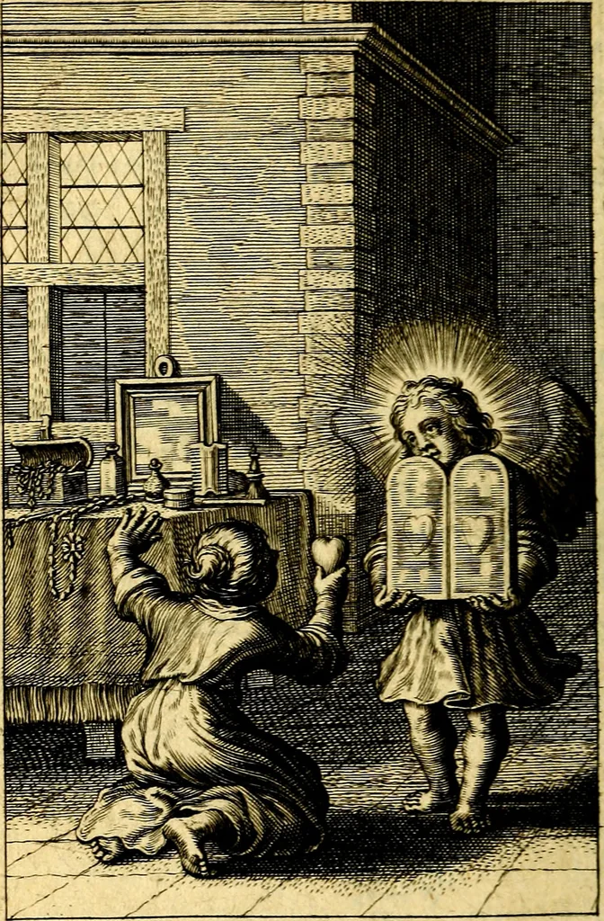An illustration from Pia desideria : emblematis elegiis & affectibus SS. Patrvm illustrata, 1624, leaf 247