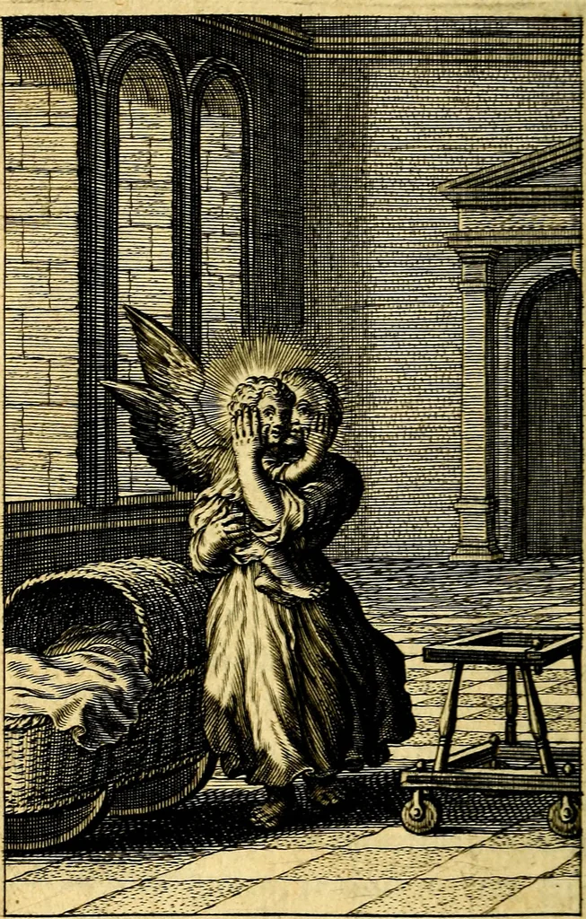 An illustration from Pia desideria : emblematis elegiis & affectibus SS. Patrvm illustrata, 1624, leaf 279