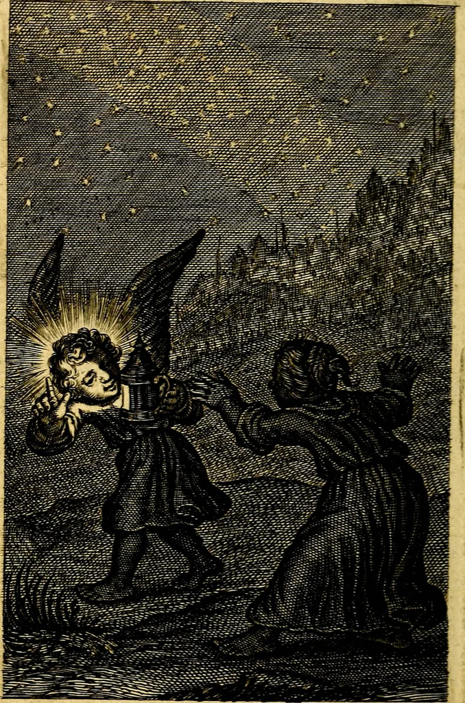An illustration from Pia desideria : emblematis elegiis & affectibus SS. Patrvm illustrata, 1624, leaf 37