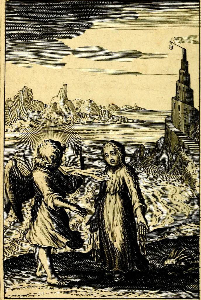 An illustration from Pia desideria : emblematis elegiis & affectibus SS. Patrvm illustrata, 1624, leaf 407