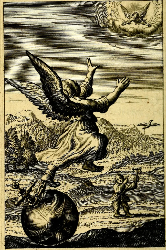 An illustration from Pia desideria : emblematis elegiis & affectibus SS. Patrvm illustrata, 1624, leaf 453