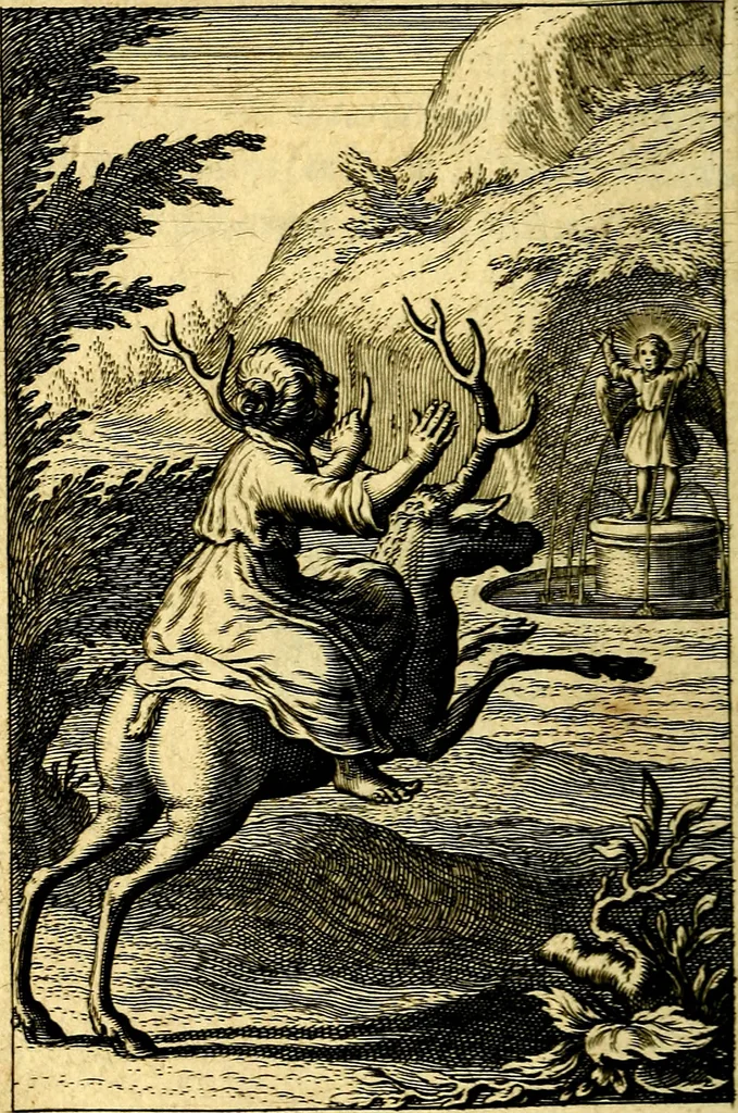 An illustration from Pia desideria : emblematis elegiis & affectibus SS. Patrvm illustrata, 1624, leaf 473