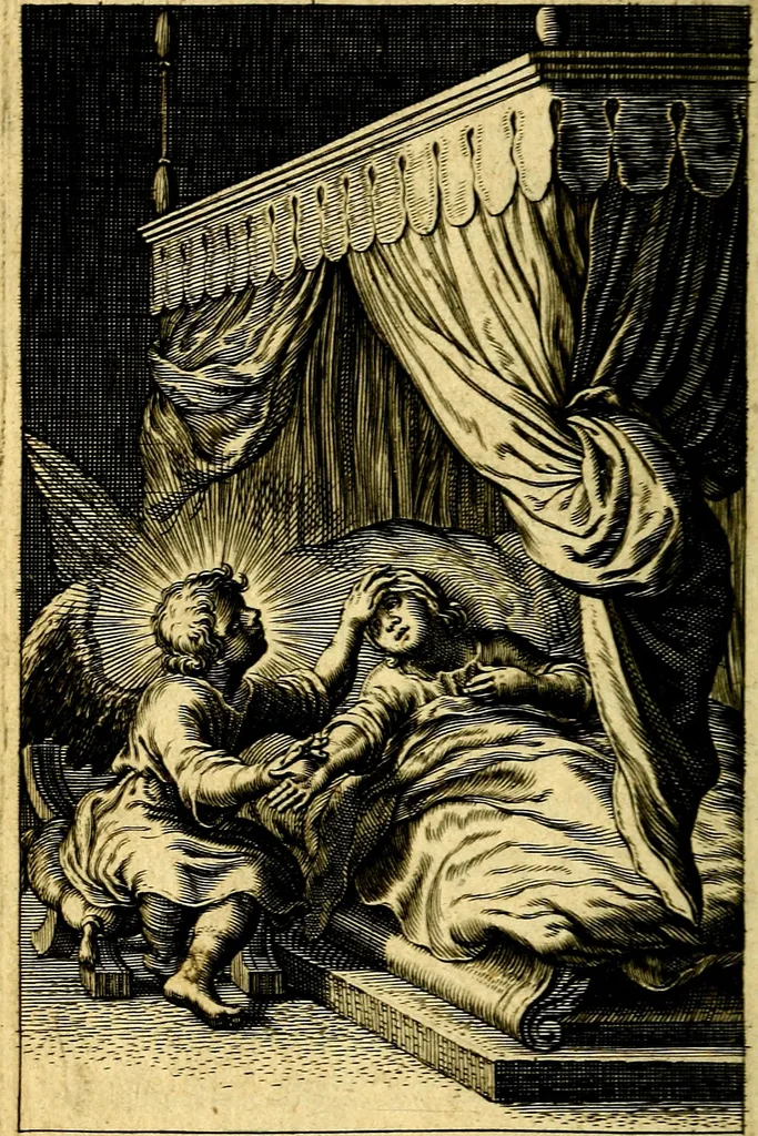 An illustration from Pia desideria : emblematis elegiis & affectibus SS. Patrvm illustrata, 1624, leaf 57