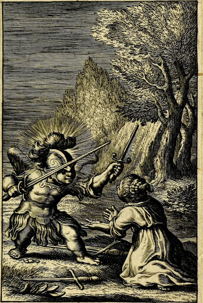 An illustration from Pia desideria : emblematis elegiis & affectibus SS. Patrvm illustrata, 1624, leaf 92