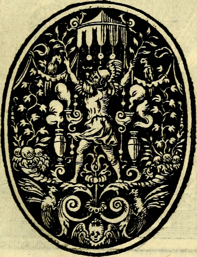 An illustration from Pia desideria; emblematis, elegiis & affectibus SS. Patrum illustrata, 1628, leaf 110