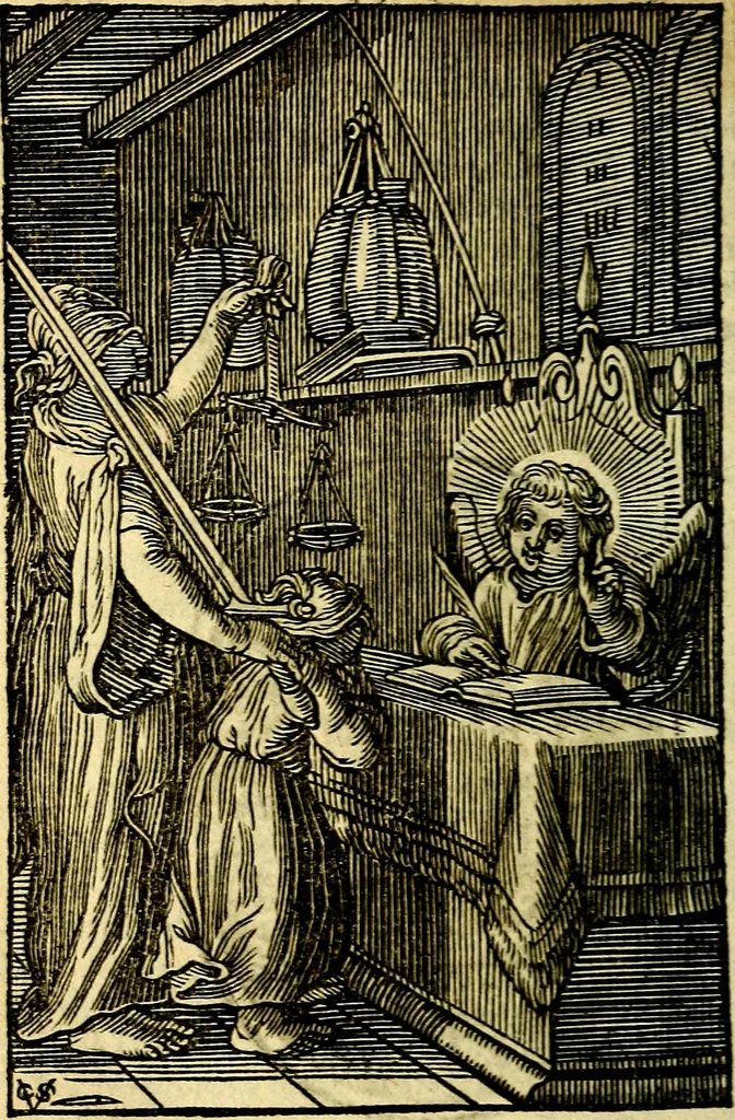 An illustration from Pia desideria; emblematis, elegiis & affectibus SS. Patrum illustrata, 1628, leaf 111