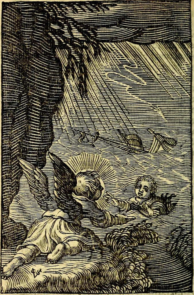 An illustration from Pia desideria; emblematis, elegiis & affectibus SS. Patrum illustrata, 1628, leaf 119