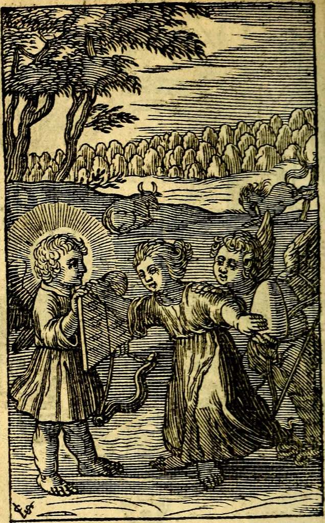 An illustration from Pia desideria; emblematis, elegiis & affectibus SS. Patrum illustrata, 1628, leaf 171
