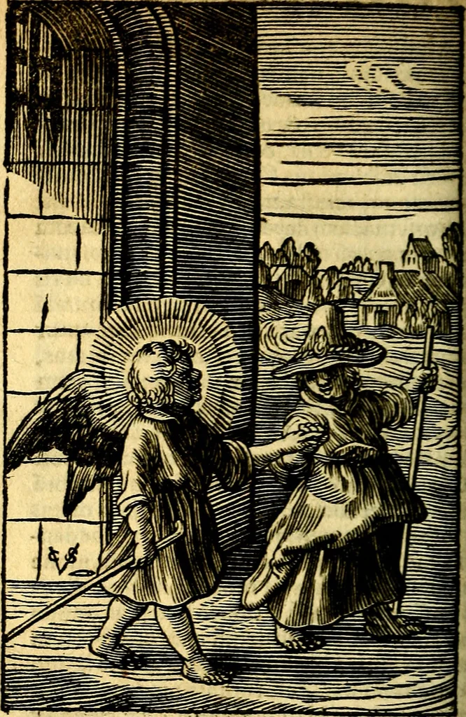 An illustration from Pia desideria; emblematis, elegiis & affectibus SS. Patrum illustrata, 1628, leaf 233