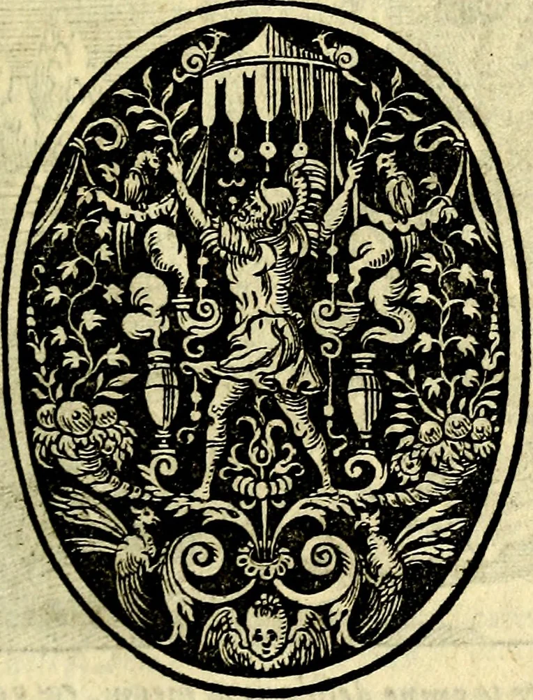 An illustration from Pia desideria; emblematis, elegiis & affectibus SS. Patrum illustrata, 1628, leaf 24