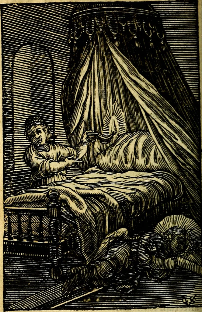 An illustration from Pia desideria; emblematis, elegiis & affectibus SS. Patrum illustrata, 1628, leaf 263