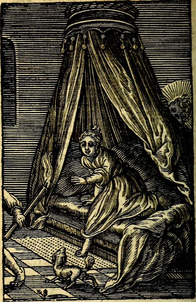 An illustration from Pia desideria; emblematis, elegiis & affectibus SS. Patrum illustrata, 1628, leaf 275