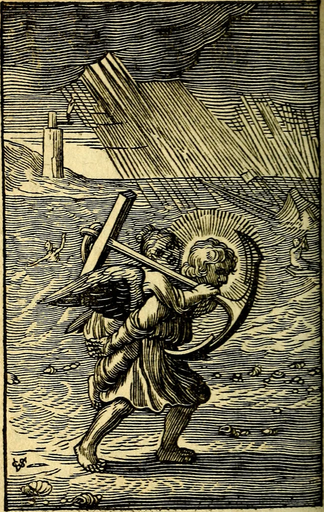 An illustration from Pia desideria; emblematis, elegiis & affectibus SS. Patrum illustrata, 1628, leaf 295