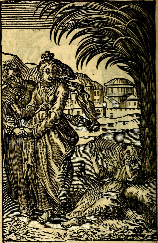An illustration from Pia desideria; emblematis, elegiis & affectibus SS. Patrum illustrata, 1628, leaf 325