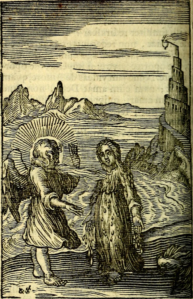 An illustration from Pia desideria; emblematis, elegiis & affectibus SS. Patrum illustrata, 1628, leaf 361