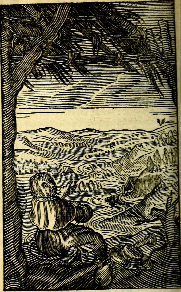 An illustration from Pia desideria; emblematis, elegiis & affectibus SS. Patrum illustrata, 1628, leaf 381