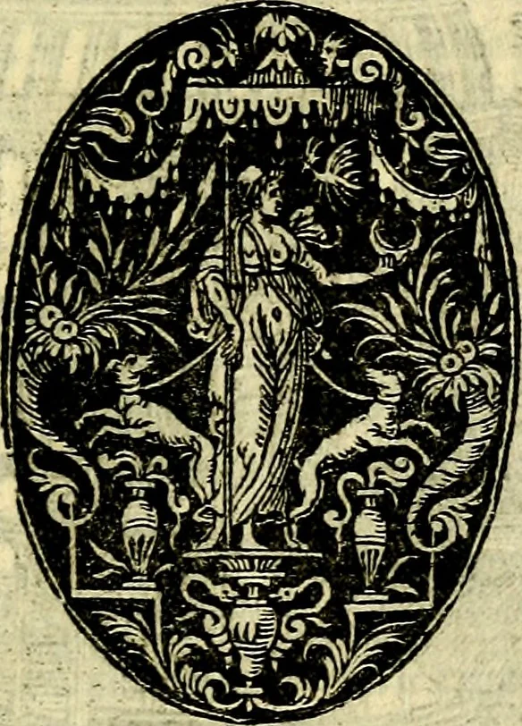 An illustration from Pia desideria; emblematis, elegiis & affectibus SS. Patrum illustrata, 1628, leaf 412
