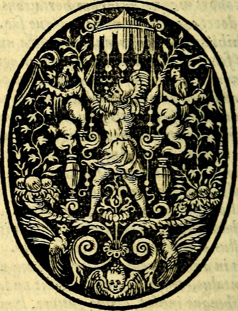 An illustration from Pia desideria; emblematis, elegiis & affectibus SS. Patrum illustrata, 1628, leaf 425