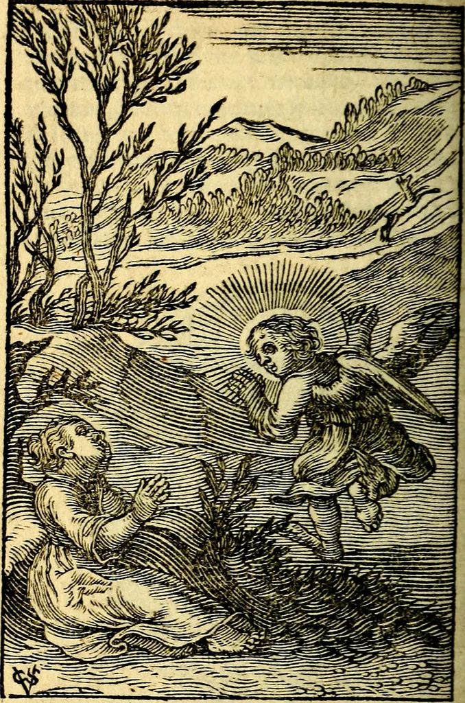 An illustration from Pia desideria; emblematis, elegiis & affectibus SS. Patrum illustrata, 1628, leaf 467