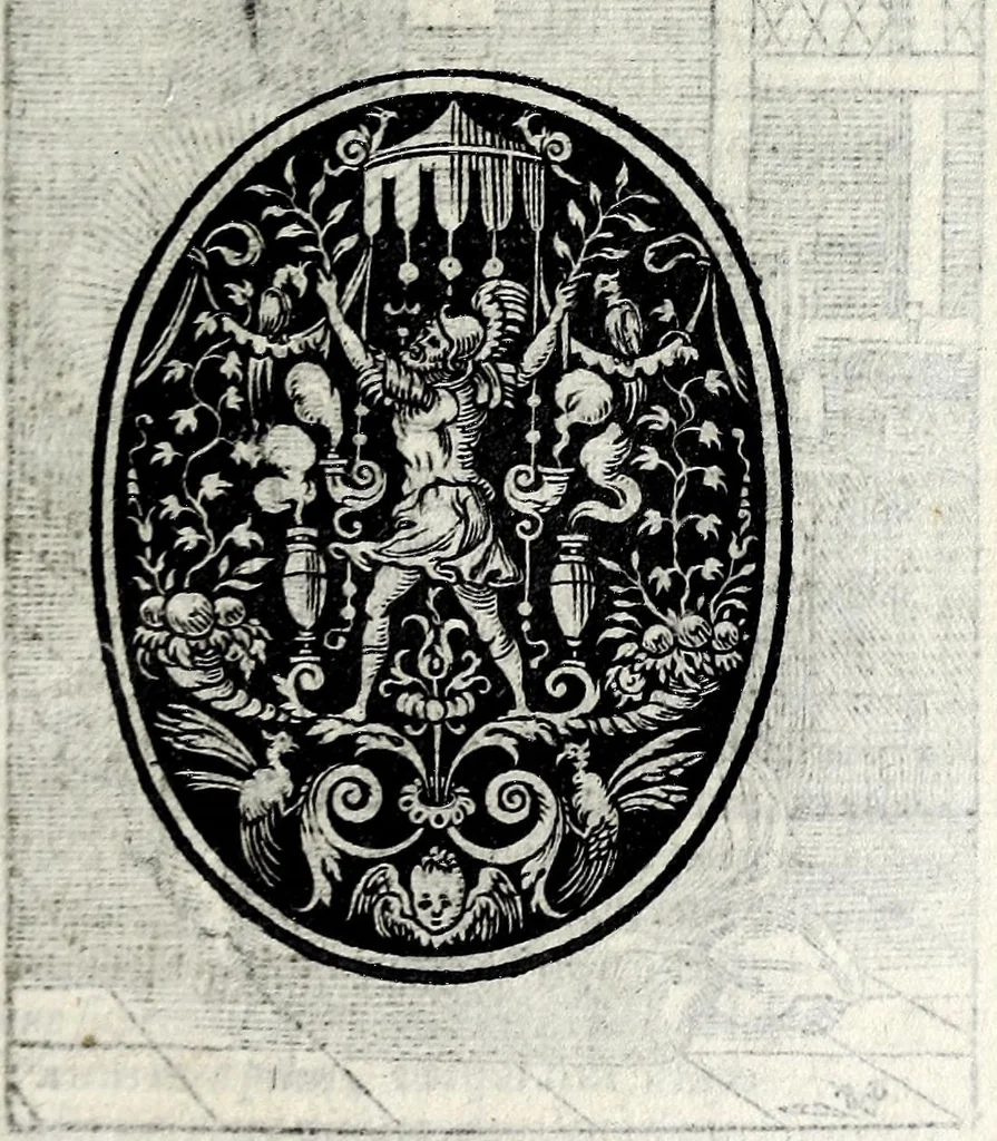 An illustration from Pia desideria : emblematis, elegiis & affectibus SS. Patrum illustrata, 1628, leaf 233