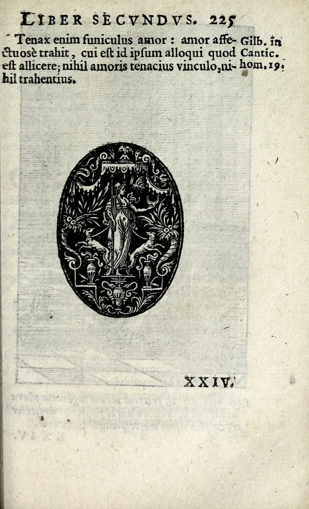 An illustration from Pia desideria : emblematis, elegiis & affectibus SS. Patrum illustrata, 1628, leaf 263