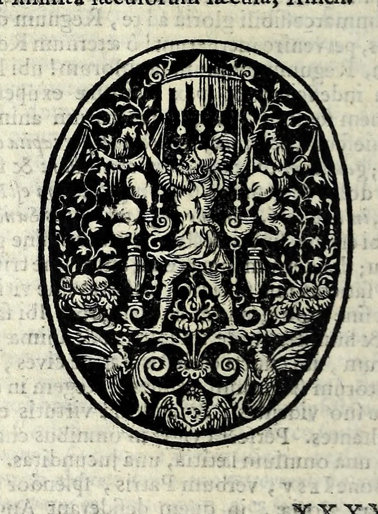 An illustration from Pia desideria : emblematis, elegiis & affectibus SS. Patrum illustrata, 1628, leaf 478