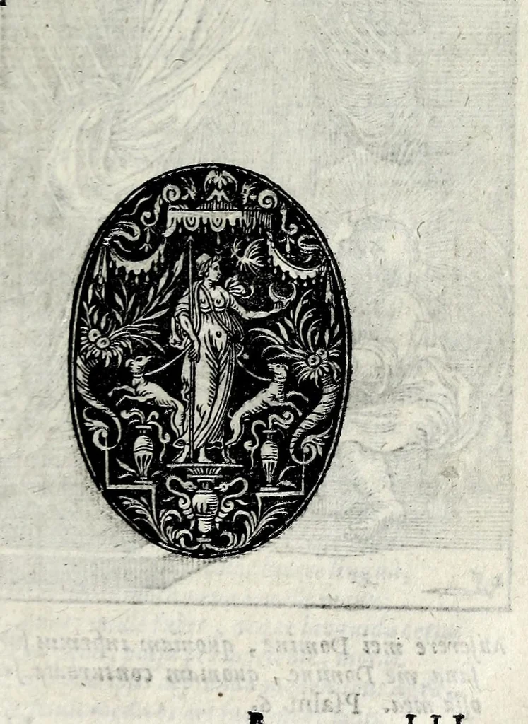 An illustration from Pia desideria : emblematis, elegiis & affectibus SS. Patrum illustrata, 1628, leaf 57