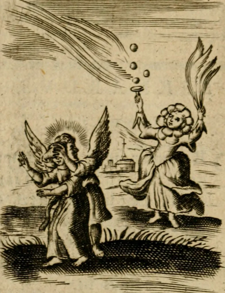 An illustration from Pia desideria, 1670, leaf 103