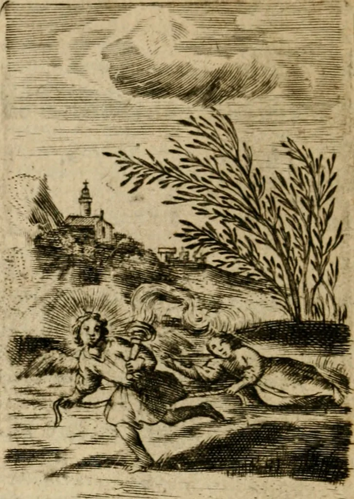An illustration from Pia desideria, 1670, leaf 115