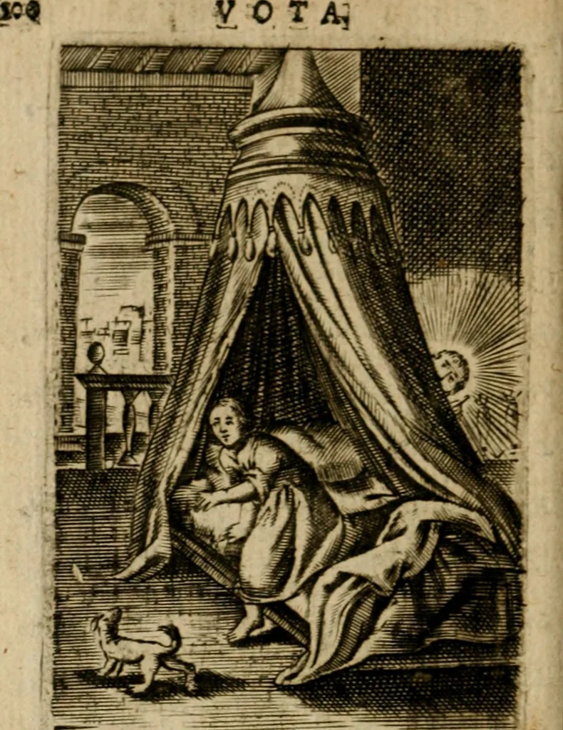 An illustration from Pia desideria, 1670, leaf 127