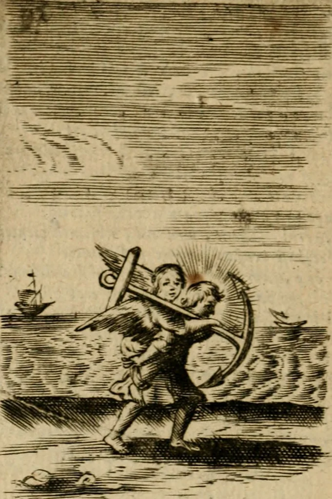 An illustration from Pia desideria, 1670, leaf 135