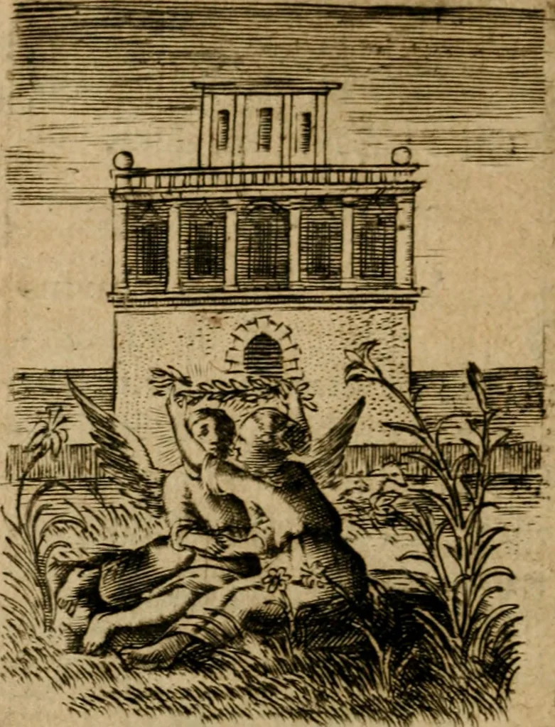 An illustration from Pia desideria, 1670, leaf 157