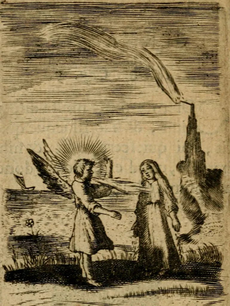 An illustration from Pia desideria, 1670, leaf 165