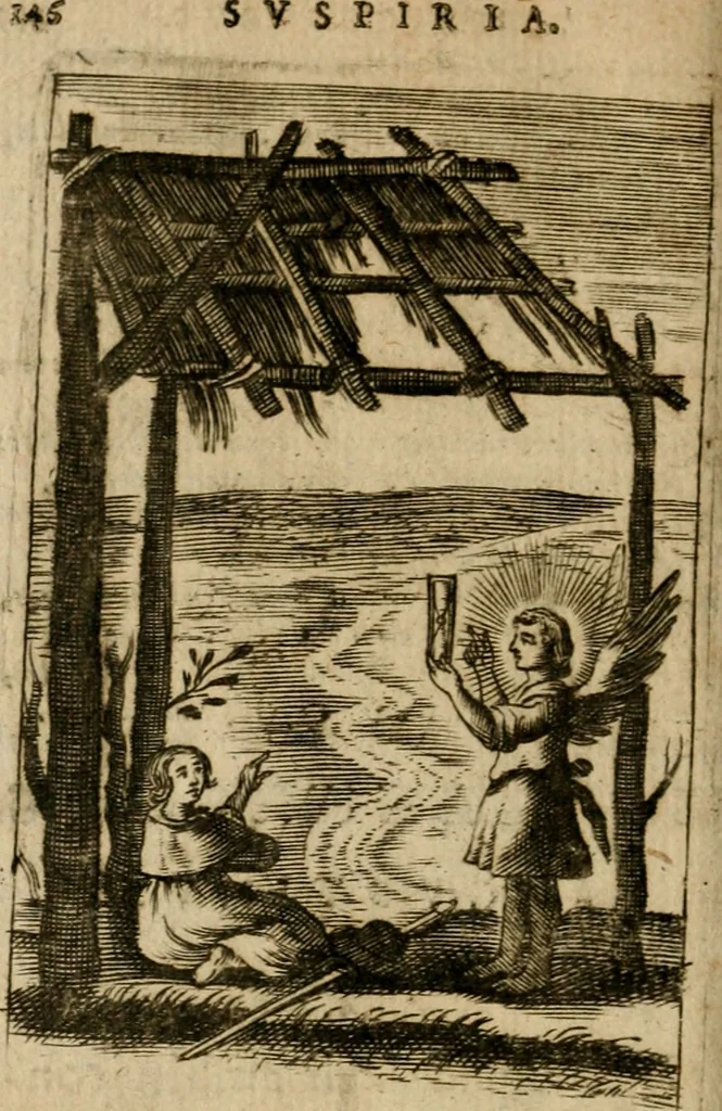An illustration from Pia desideria, 1670, leaf 173