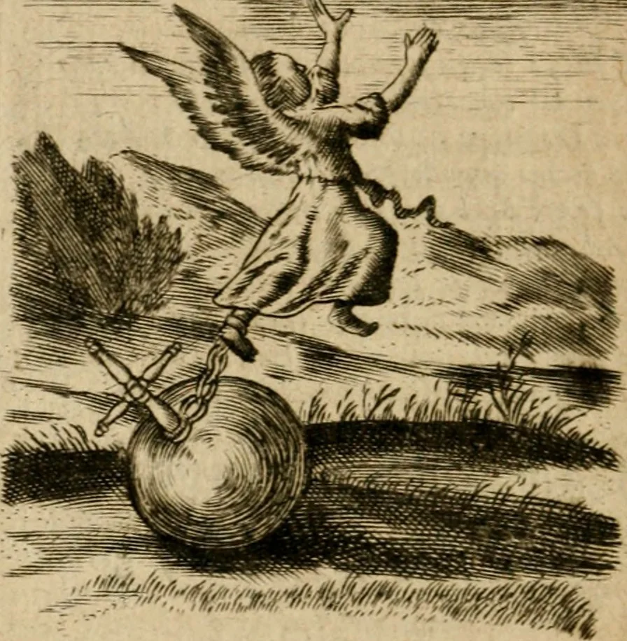 An illustration from Pia desideria, 1670, leaf 181