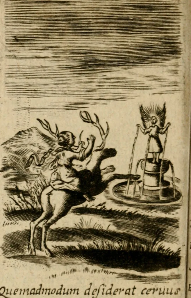 An illustration from Pia desideria, 1670, leaf 189